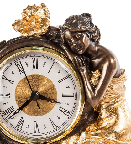 WS-688/ 2 Часы "Девушка и розы"