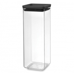 Прямоугольный контейнер (2,5 л), Темно-серый Brabantia