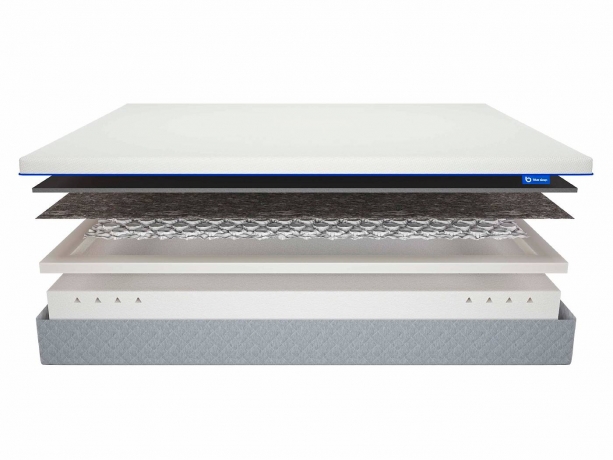 Матрас Blue Sleep Hybrid, коллекция "Блу слип Гибрид" 200*24*200, Ткань, Пеноматериал, Белый