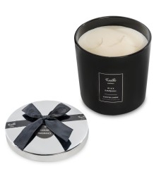 KV-20 Свеча в стекле с крышкой "Ежевика с ванилью"