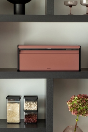 Хлебница с откидной крышкой, Терракотовый Brabantia