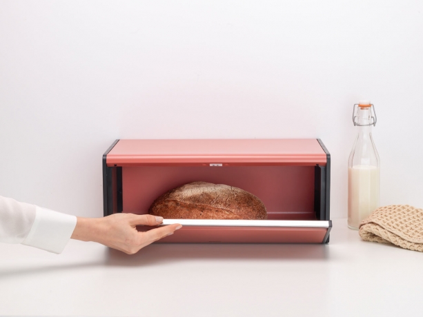 Хлебница с откидной крышкой, Терракотовый Brabantia