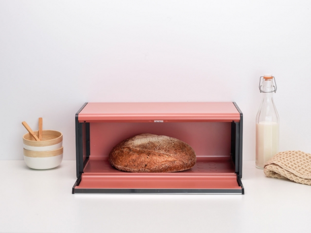 Хлебница с откидной крышкой, Терракотовый Brabantia