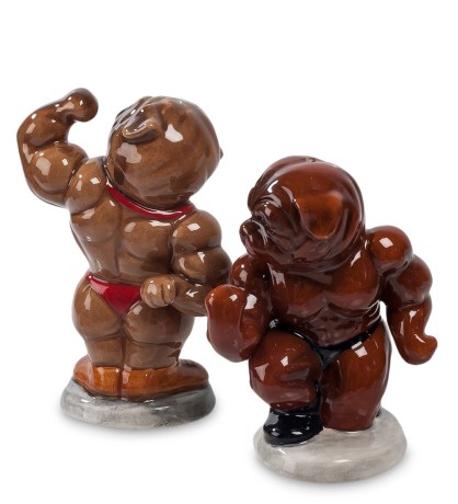 CMS-14/13 Набор соль-перец "Культуристы" (Pavone)