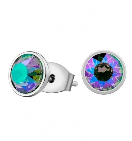 Пусеты Crystal SWE298 CAB S Fiore Luna