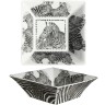 Салатник квадратный Zebra, 15,5х15,5 см. WILD SPIRIT Taitu