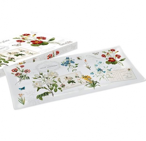 Блюдо стеклянное Ботанический сад, 36х17см, R2S