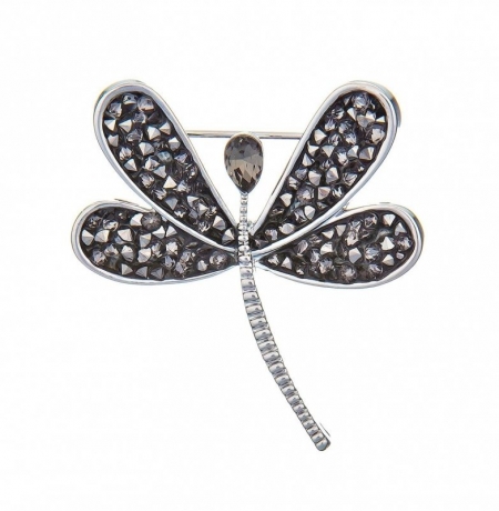 Брошь Стрекоза FAN-07378.4 RW/S Shadore