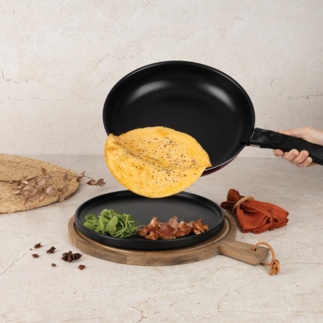 Набор посуды 9 предметов, бордовый, Leonardo Berlinger Haus