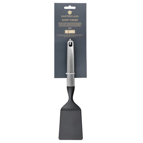 Лопатка короткая из нерж/стали Soft Grip MC, 30 см. GREY Kitchen Craft