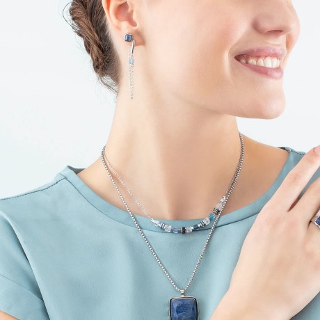 Серьги Blue-Silver 1200/21-0717 Coeur de Lion