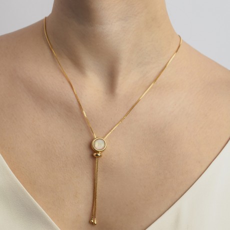 Колье nautilus B9655.12 BW/G Possebon 	 