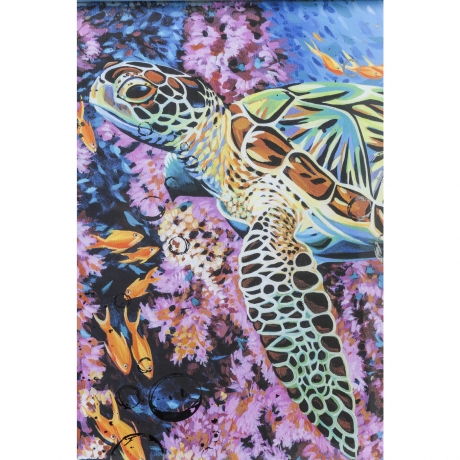 Картина Sea Turtle, коллекция "Морская черепаха", в ассортименте 58*76*4, Холст, Ель, Стекло, МДФ, Мультиколор