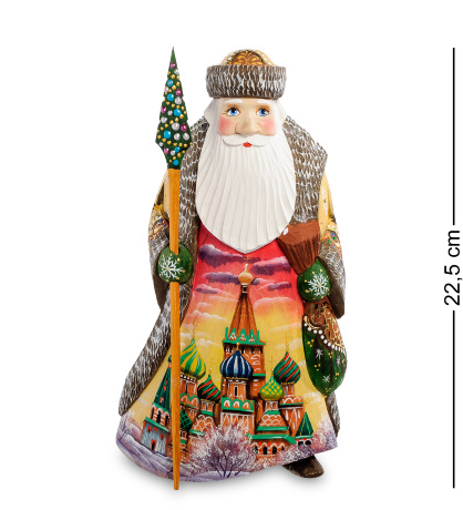 РД- 27 Фигурка Дед Мороз (Резной) 22см