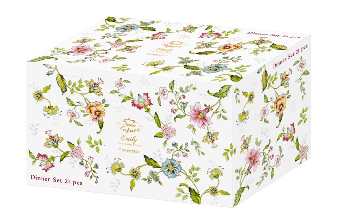 Обеденный набор Provence, 21 предмет Emily