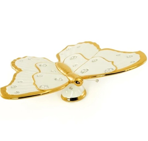 Статуэтка бабочка, 33х25х8 см. GIARDINO, керамика, swarovski