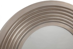 Зеркало большое круглое серебряное диаметр 102 см Jadore