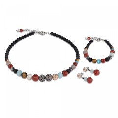 Серьги Multicolor Gemstone *4888/21-1561 Coeur de Lion