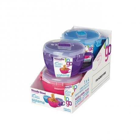 Кружка для лапши TO-GO, 940 мл. Sistema, мульти
