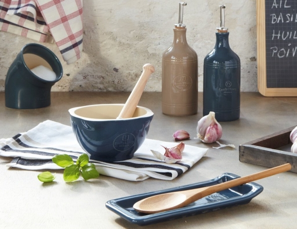 Бутылка для масла и уксуса, 7,5 см. 0,45 л. цвет: инжир, Emile Henry