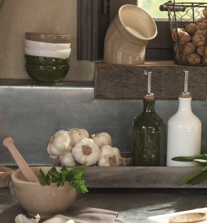 Бутылка для масла и уксуса, 7,5 см. 0,45 л. цвет: инжир, Emile Henry