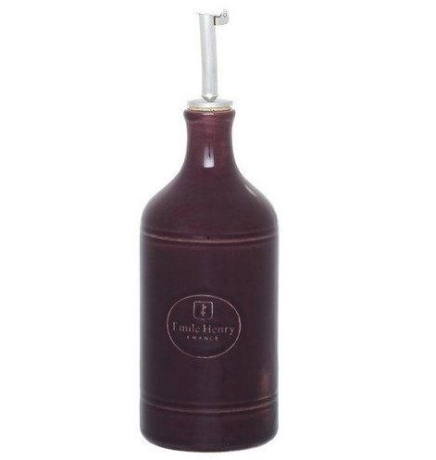 Бутылка для масла и уксуса, 7,5 см. 0,45 л. цвет: инжир, Emile Henry