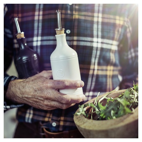 Бутылка для масла и уксуса, 7,5 см. 0,45 л. цвет: инжир, Emile Henry