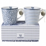 Набор из 2 кружек, 240 мл. Candy Stripe и Floris Laura Ashley