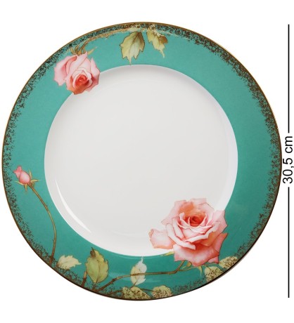 JK-231 Блюдо "Роза" (Milano Rose Pavone)
