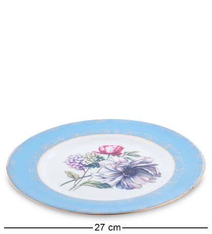 JK-132 Чайный сервиз 22 пр. на 6 перс. "Цветок Неаполя" (Fiore Napoli Pavone)