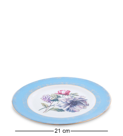 JK-132 Чайный сервиз 22 пр. на 6 перс. "Цветок Неаполя" (Fiore Napoli Pavone)