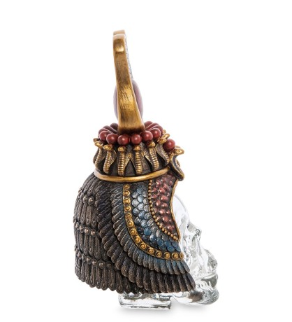 WS-1030 Флакон "Египетский головной убор на стеклянном черепе"