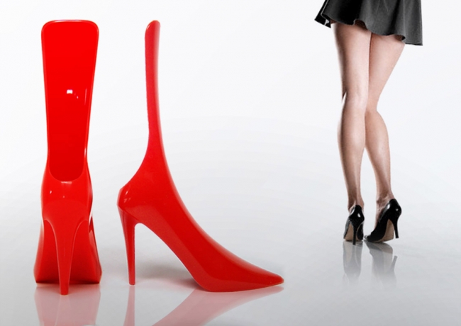 Ложка для обуви Cindy черная