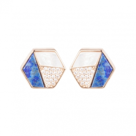 Пусеты *AP3720.3BL Fiore Luna