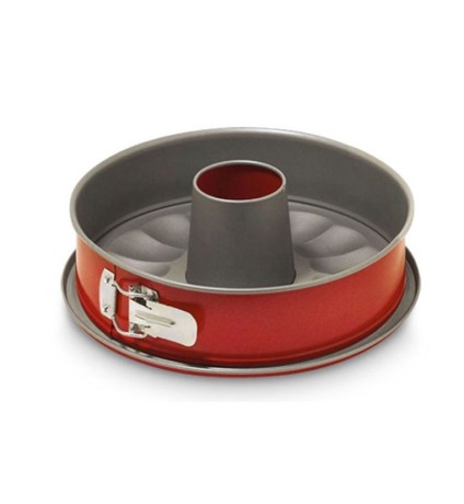 Форма для кекса разъёмная красная с 2 основаниями, 24 см. Guardini