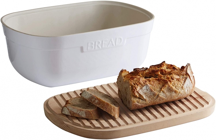 Хлебница, цвет белый, Emile Henry