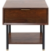 Тумба прикроватная Ravello, коллекция "Равелло" 50*40*50, Палисандр, МДФ, Сталь, Коричневый