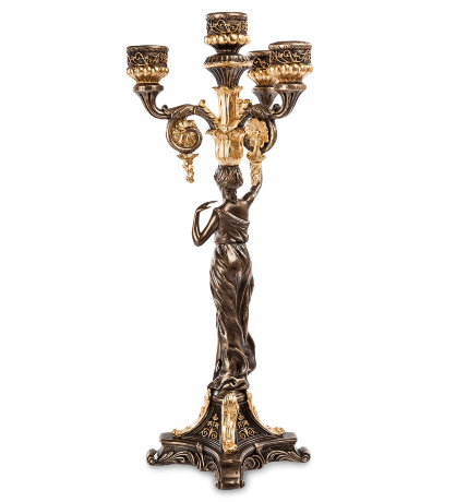 WS-690/ 2 Канделябр в древнеримском стиле "Девушка"