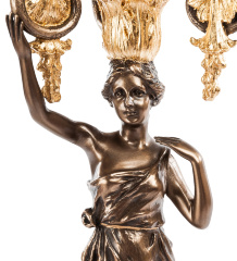 WS-690/ 2 Канделябр в древнеримском стиле &quot;Девушка&quot;