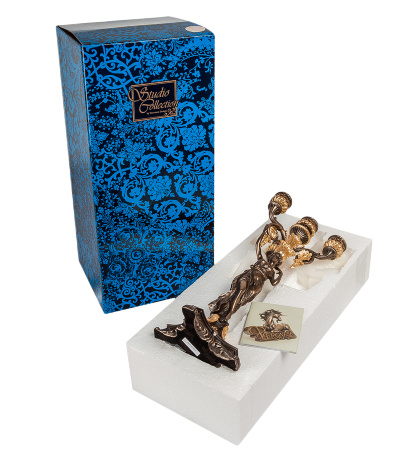 WS-690/ 2 Канделябр в древнеримском стиле "Девушка"