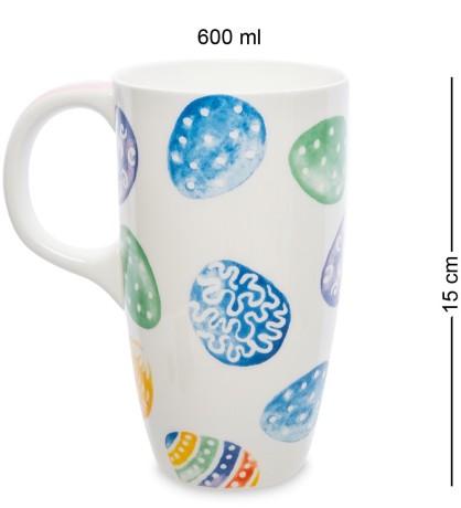 JK-288 Кружка "Пасхальное яйцо" (Uovo di Pasqua Pavone)