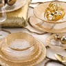 Тарелка глубокая Tricot Gold IVV