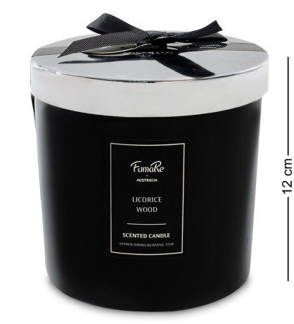 KV-21 Свеча в стекле с крышкой "Стебель солодки"