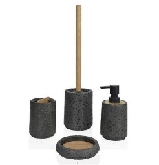 Диспенсер для жидкого мыла Black Stone and Wood, Andrea House