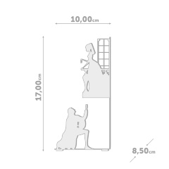 Держатель для книг Romeo&Juliet Balvi