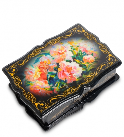 ШК-13/ 3-A Шкатулка в технике декупаж (ажур 13х18х5)