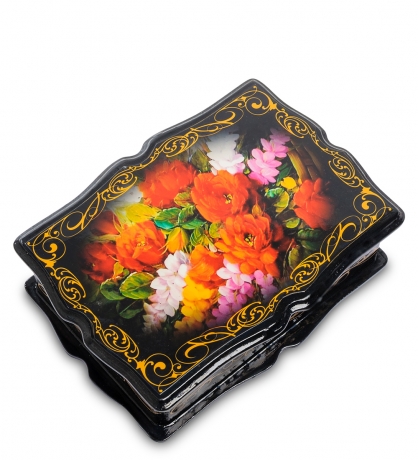 ШК-13/ 3-A Шкатулка в технике декупаж (ажур 13х18х5)