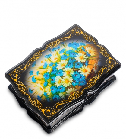 ШК-13/ 3-A Шкатулка в технике декупаж (ажур 13х18х5)