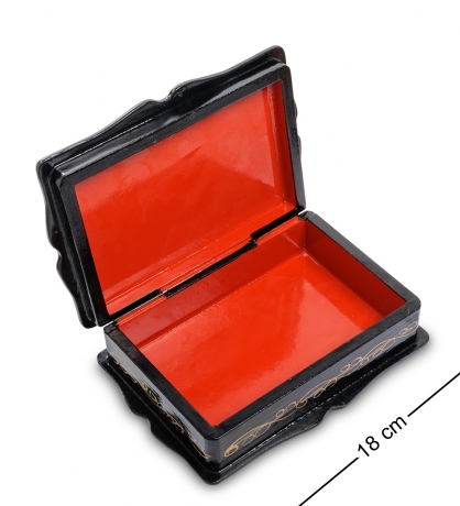 ШК-13/ 3-A Шкатулка в технике декупаж (ажур 13х18х5)