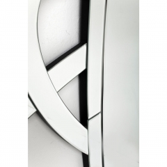 Зеркало Molecular, коллекция "Молекулярный" 101*118,5*2,4, МДФ, Стекло, Бесцветный